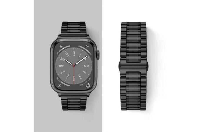 Ремешок для Apple Watch HOCO WA32 Grand series five-bead steel strap (42/44/45/49 мм) черный
