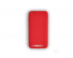 Чехол для iPhone X имитация замши (красный)