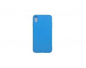 Чехол для iPhone XS Max тонкий (голубой)