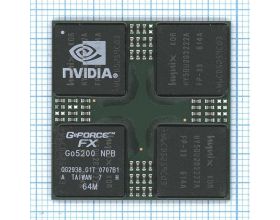 Чип nVidia GeForce FX GO5200 NPB (64M)