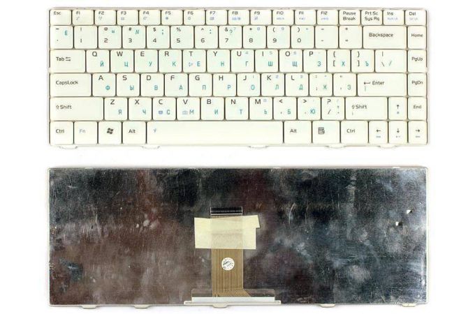Клавиатура для ноутбука Asus F80 F80S F80CR F80Q F80L белая