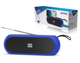 Портативная беспроводная колонка Smartbuy RADIO ACTIVE (SBS-480) 10Вт, Bluetooth, FM+антенна, MP3 (синий)