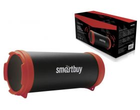 Портативная беспроводная колонка Smartbuy TUBER MKII (SBS-4300) 6 Вт, Bluetooth, MP3-плеер, FM-радио (черно-красный)