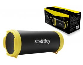 Портативная беспроводная колонка Smartbuy TUBER MKII (SBS-4200) 6 Вт, Bluetooth, MP3-плеер, FM-радио, (черно-желтый)