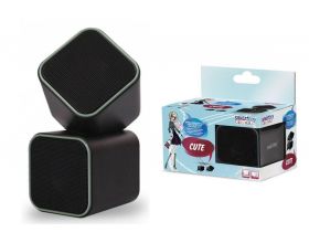 Акустическая система 2.0 SmartBuy CUTE, мощность 6Вт USB SBA-2570 (черно-серый)