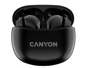 Наушники вакуумные беспроводные Canyon TWS-5 черные