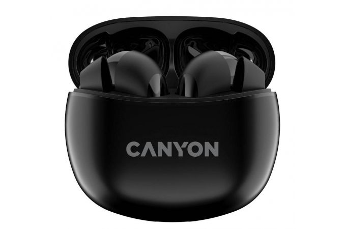 Наушники вакуумные беспроводные Canyon TWS-5 черные