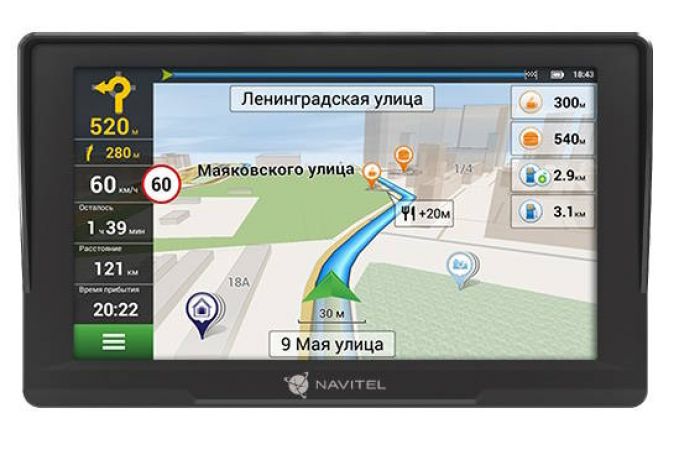 GPS-автонавигатор Navitel E777 Truck 7",800х480,8Gb,microSD