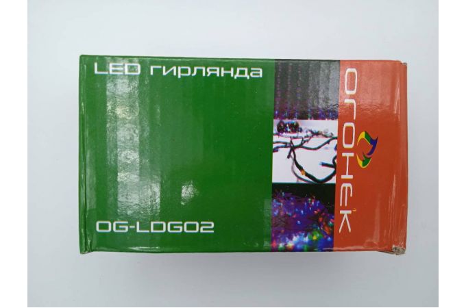 Гирлянда LED Огонек OG-LDG02(105) (100 ламп) (УЦЕНКА! ПОСЛЕ РЕМОНТА)