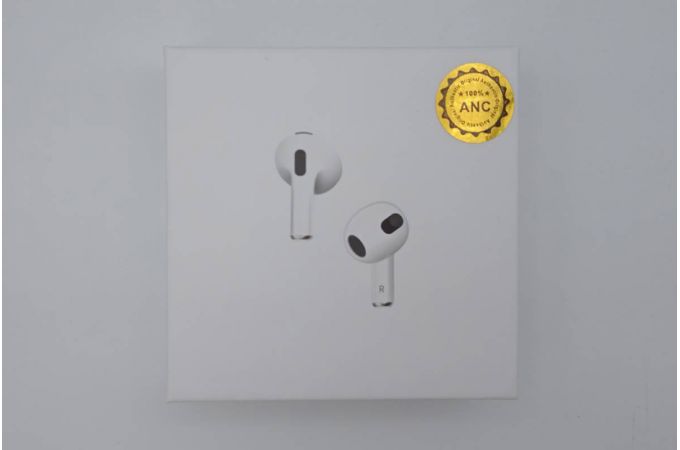 Наушники вакуумные беспроводные AirPods 3 (copy orig) (копия оригинала) (белый) (УЦЕНКА! МЯТАЯ УПАКОВКА)