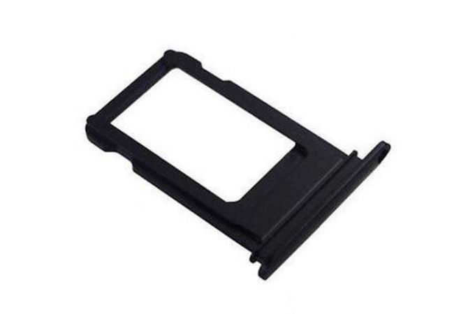 Держатель SIM (СИМ) для iPhone 7 Plus (5.5) (черный)