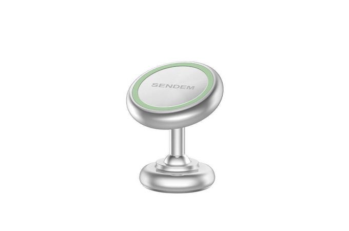 Держатель автомобильный для телефона SENDEM W7 Серебро (магнитный)