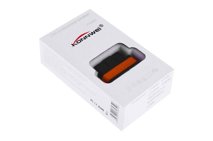 Автосканер OBD KONNWEI KW-901 (OBD2, V2.1, Bluetooth)