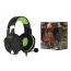 Наушники мониторные проводные Smartbuy RUSH VIPER SBHG-2100 динамики 50мм, велюр. амбушюры(черно-зеленый)