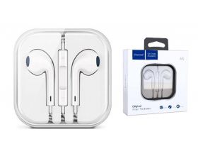 Наушники вакуумные проводные Charome A3 (3.5 mm) iPhone 5/5S/5SE/5C (белый)  HOCO PREMIUM