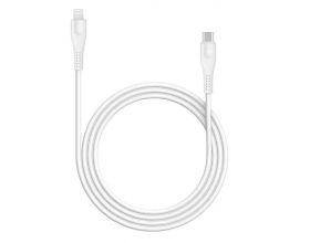 Кабель USB Type-C - Lightning Canyon MFI-4 Apple 8-pin (белый)