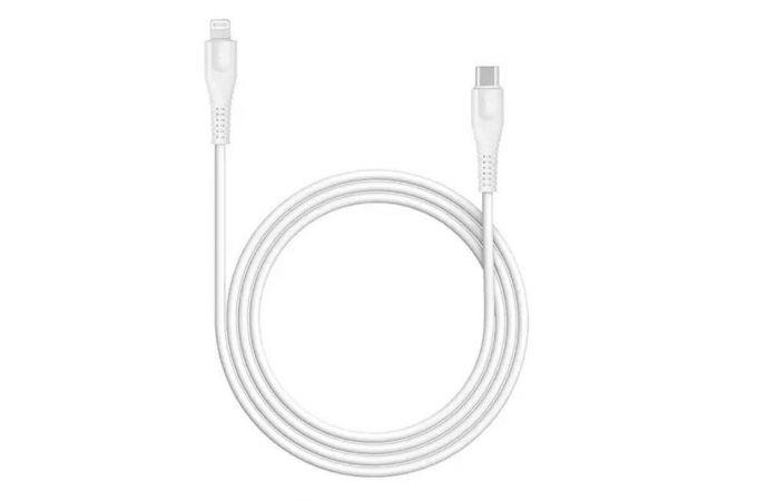 Кабель USB Type-C - Lightning Canyon MFI-4 Apple 8-pin (белый)