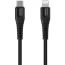 Кабель USB - Lightning Canyon MFI-4 USB-C - Apple 8-pin MFI (черный) 1м