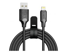 Кабель USB - Lightning Crown (3016L) Apple 8-pin 2A (черный) 1м