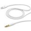 Кабель аудио Deppa Lightning MFI (72232) 3.5мм (белый) 1.2м