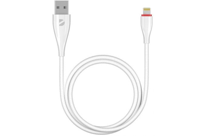 Кабель USB - Lightning Deppa (72291) Apple 8-pin Ceramic (белый) 1м