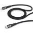 Кабель USB Type-C - Lightning Deppa (72297) USB-C - 8-pin PD (черный) 1.2м