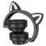 Наушники мониторные беспроводные BOROFONE BO18 Cat ear wireless headset Bluetooth (черный)