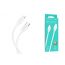 Кабель USB Type-C - Lightning BOROFONE BX19 PD (белый) 2м