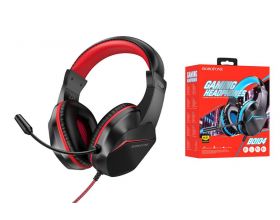 Наушники мониторные проводные с микрофоном BOROFONE BO104 Phantom gaming headphones красный