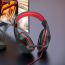 Наушники мониторные проводные с микрофоном BOROFONE BO104 Phantom gaming headphones красный