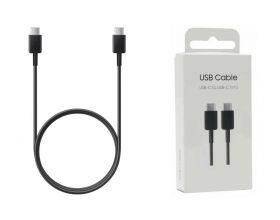 Кабель USB Type-C - USB Type-C 5A ORG (черный) 1м Samsung  EP-DN975  GH39-02142A BBE