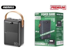 Универсальный дополнительный аккумулятор REMAX RPP-118 80 000 mAh (черный)