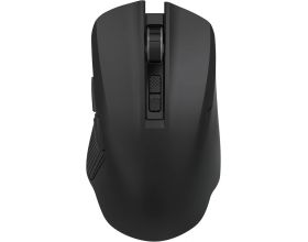 Мышь игровая беспроводная Defender Whisper GM-209 черный 7200 dpi/провод/беспровод./BT/встр. аккумул.