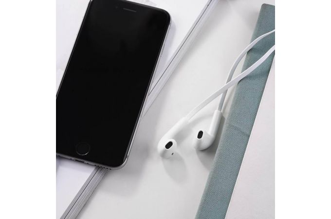 Наушники вакуумные проводные BOROFONE BM-23 Bright sound (белый)