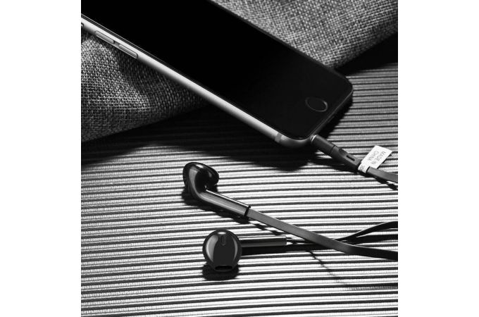 Наушники вакуумные проводные BOROFONE BM-23 Bright sound (черный)