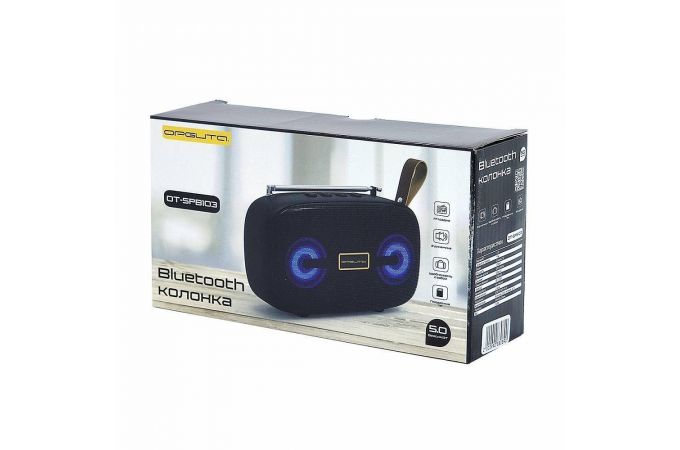 Портативная беспроводная колонка Орбита OT-SPB103 (желтый)