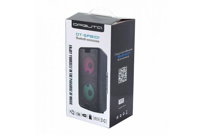 Портативная беспроводная колонка Орбита OT-SPB101 (красный)