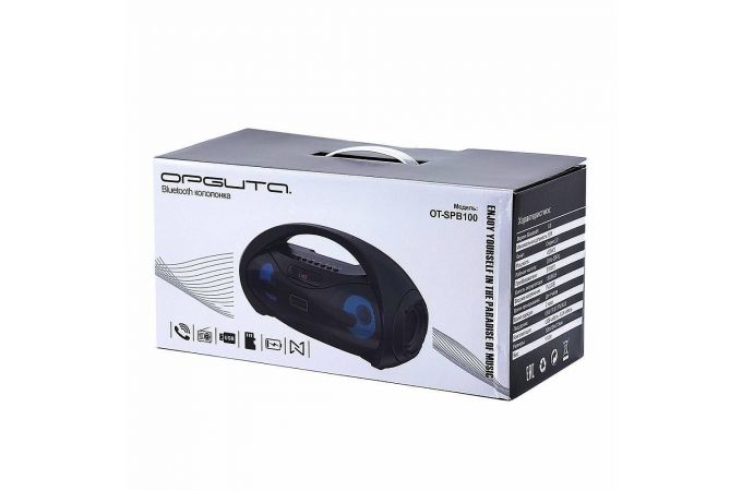 Портативная беспроводная колонка Орбита OT-SPB100 (черный)