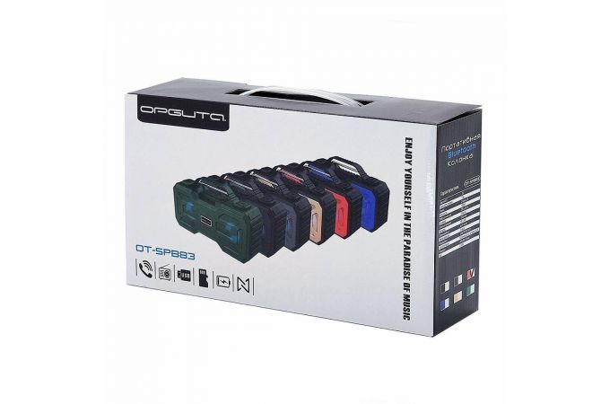 Портативная беспроводная колонка Орбита OT-SPB83 BT (серый)