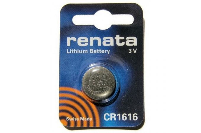Батарейка литиевая Renata CR1616 BL1 блистер цена за 1 шт (Швейцария)