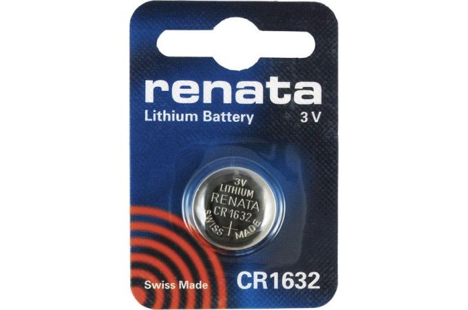 Батарейка литиевая Renata CR1632 BL1 блистер цена за 1 шт (Швейцария)