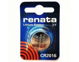 Батарейка литиевая Renata CR2016 BL1 блистер цена за 1 шт (Швейцария)