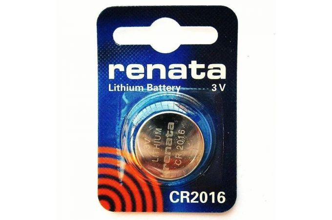 Батарейка литиевая Renata CR2016 BL1 блистер цена за 1 шт (Швейцария)