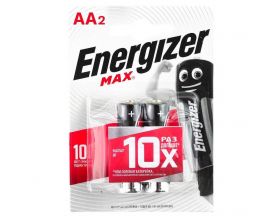 Батарейка алкалиновая Energizer MAX LR6/316 AA BL2 блистер цена за 2 шт