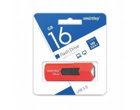 Флешка USB 3.0 Smartbuy 16GB STREAM Red (SB16GBST-R3)