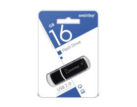 Флешка USB 2.0 Smartbuy 16GB Crown Black COMPACT (SB16GBCRW-K_C)