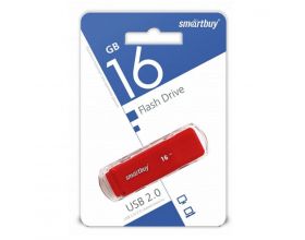 Флешка USB 2.0 Smartbuy 16GB Dock Red (SB16GBDK-R)