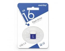 Флешка USB 2.0 Smartbuy 16GB LARA Blue (SB16GBLARA-B)