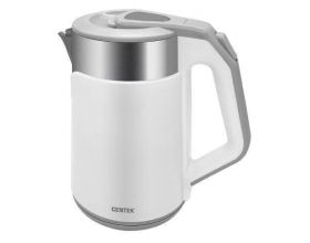 Чайник CENTEK CT-0023 белый 2000Вт, 2,0 л, металл, двойные стенки