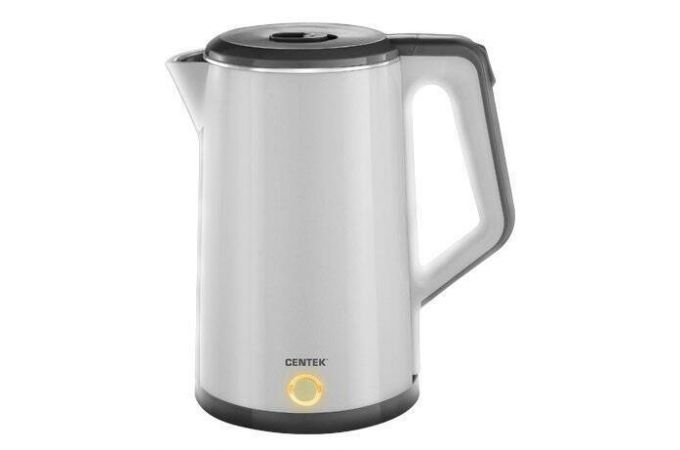 Чайник CENTEK CT-0024 серый 1800 Вт, 1,5 литра, двухслойниый корпус